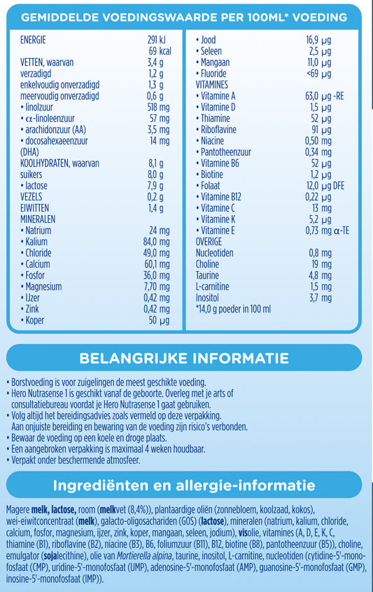 3 x Classic Zuigelingenvoeding 1 (0-6mnd)