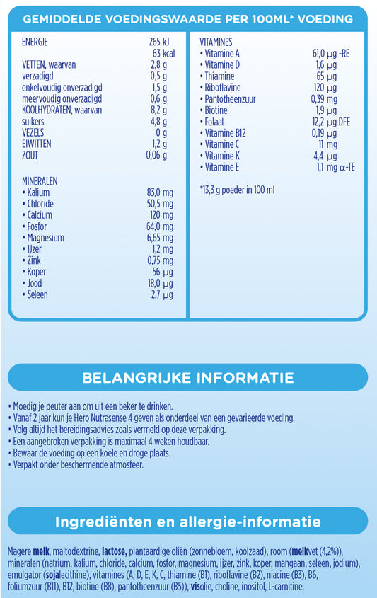 3 x Classic Peutermelk 4 (2 jr+)