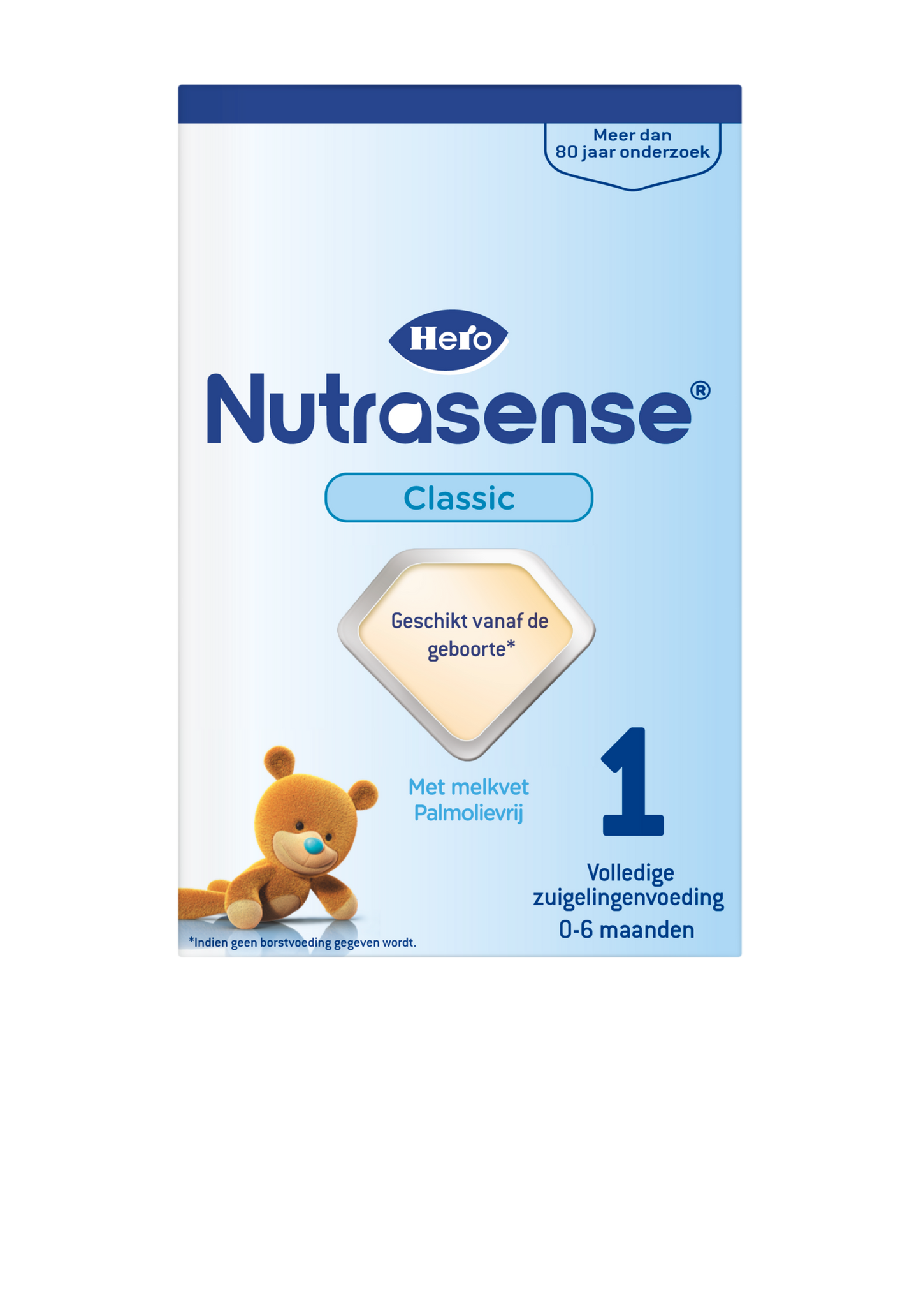 Hero Nutrasense Classic Zuigelingenvoeding 1 (0-6mnd) - Flesvoeding - Babymelk - Melkpoeder